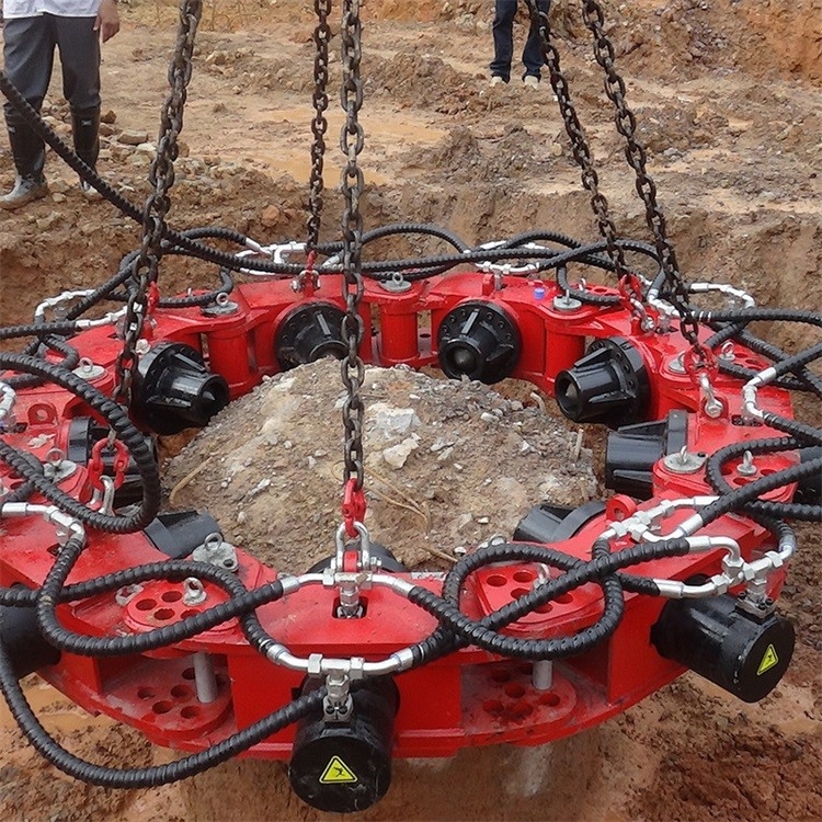 Excavator Attachment Concrete Pile Cutting Machine Hydraulic Pile Cropping Machine