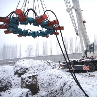 Excavator Attachment Concrete Pile Cutting Machine Hydraulic Pile Cropping Machine
