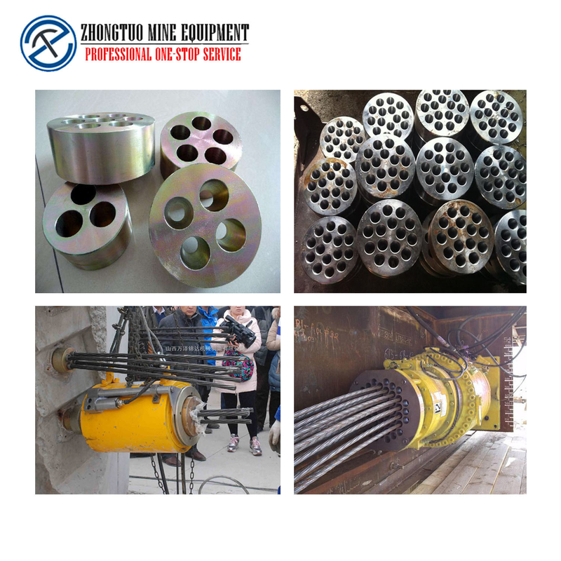 3 Holes 4 Holes 5 Holes Anchorage Coupler 15.24mm 12.7mm Round Anchorage