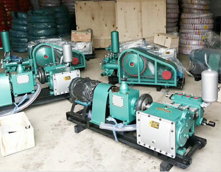 High Pressure Hydraulic Piston Triplex Mud Pump Machine With Oil Powered