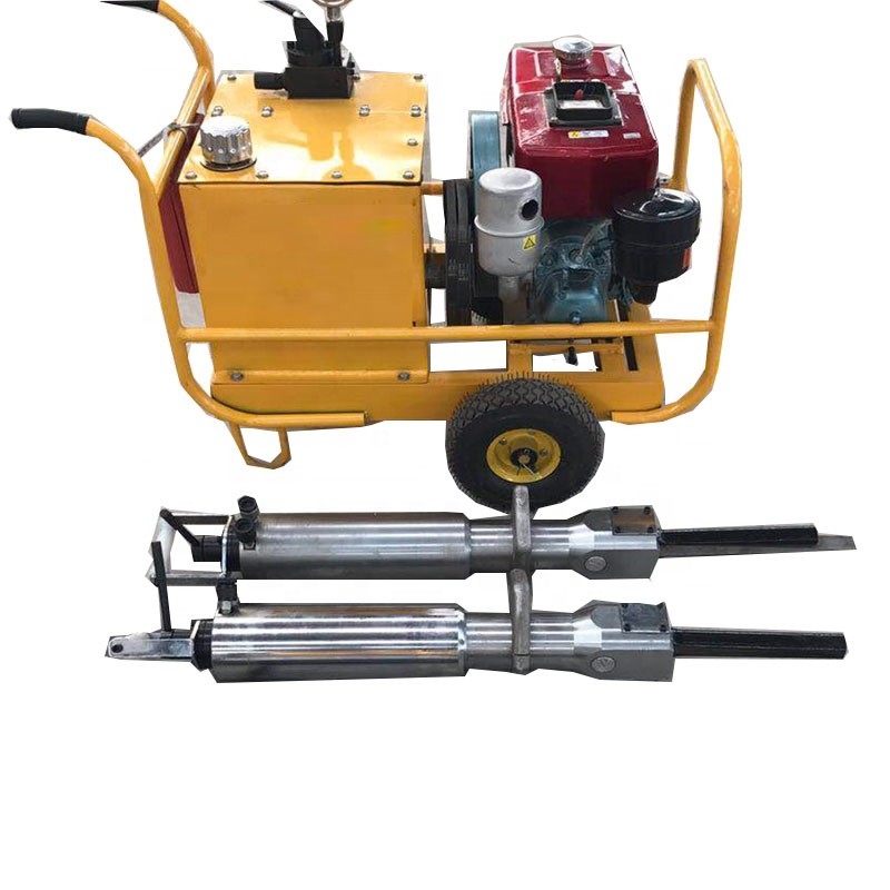 Electric Diesel Stone Splitter Machine 450-650mm Depth Hydraulic Rock Splitter