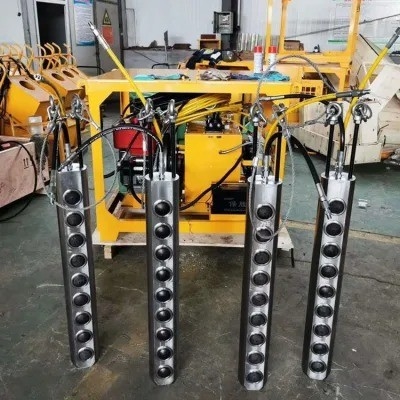 112mm Hole 710mm Length Hydraulic Rod Splitter For Concrete Breaking