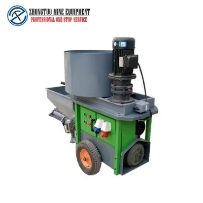 Small Multifunctional Mortar Spraying Machine Wall Cement Machine With Mixer