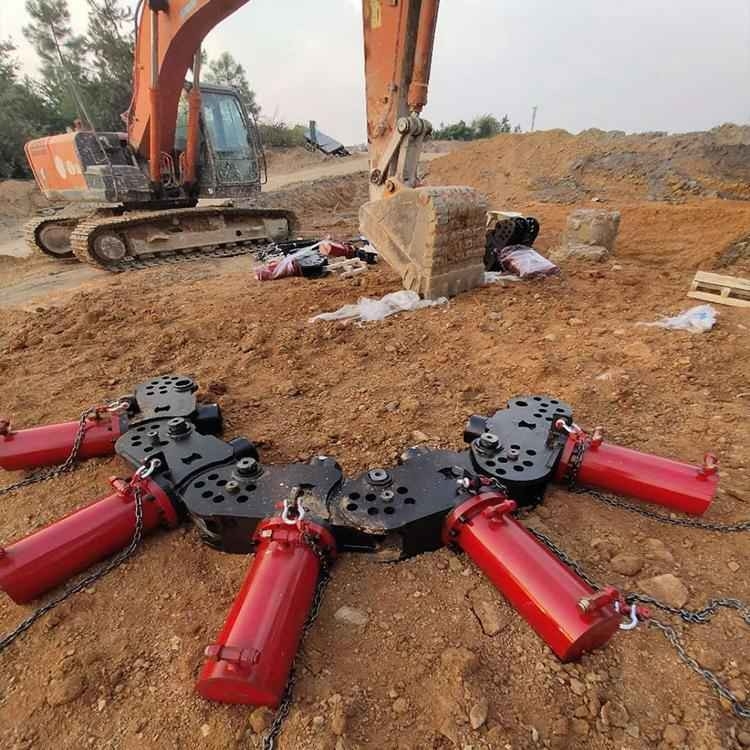 10 Module Pile Breaker Machine Concrete Pile Head Cutter For Construction Machine