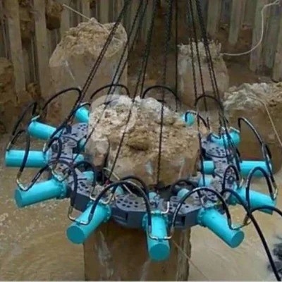 20T-40T Excavator Pile Breaker Machine Concrete Round Pile Head Cutting Machine