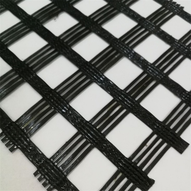 25-100kN/M Plastic Steel Reinforcement Geogrid Machine Mesh