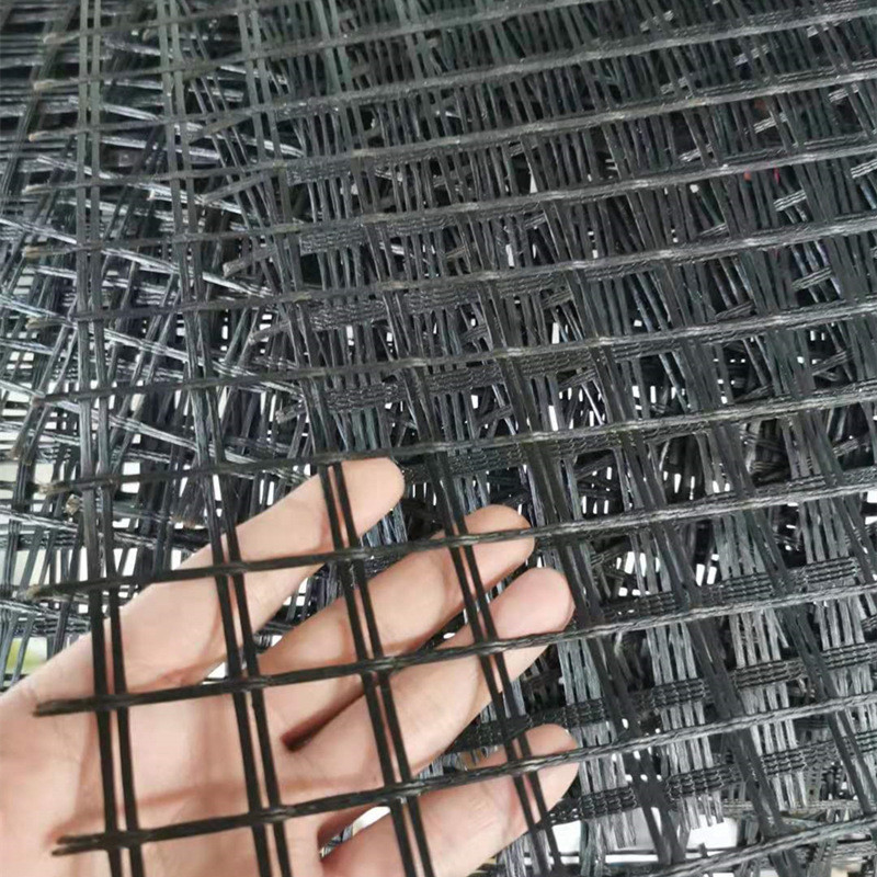 25-100kN/M Plastic Steel Reinforcement Geogrid Machine Mesh