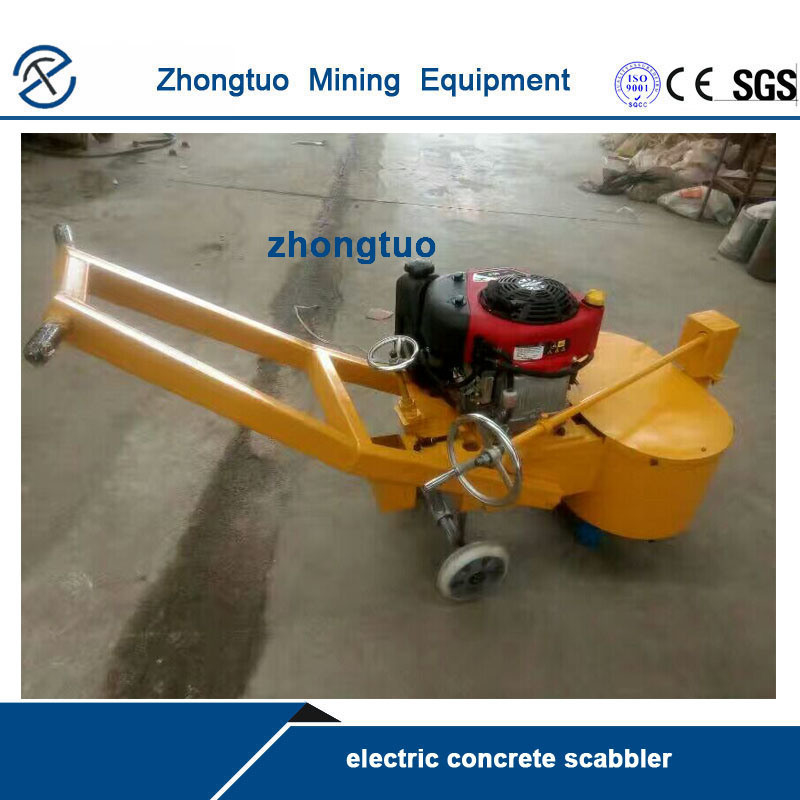 Mobile Electric Concrete Scabbler Floor Grinder Machine 40t/h