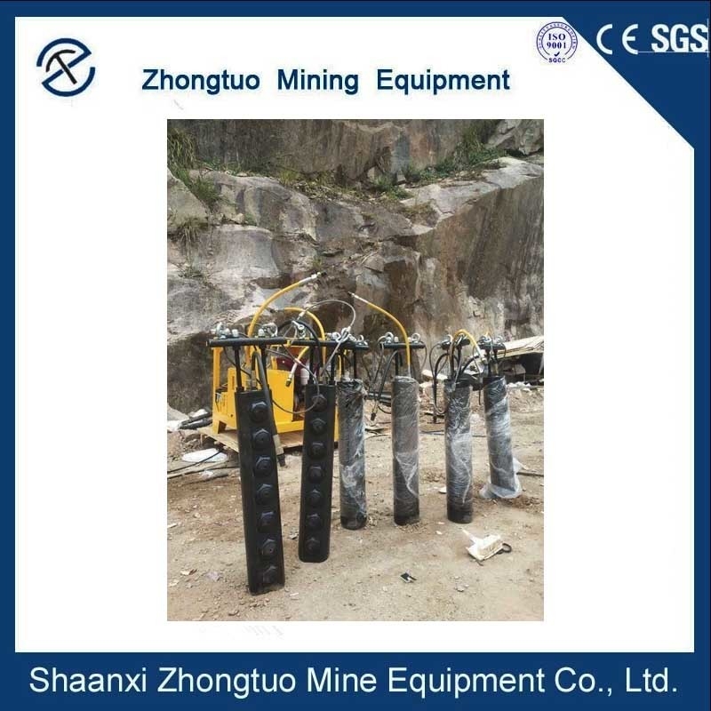 Diesel Power Station Hydraulic Rock Splitter for Large Hole Blasting  Mining, Earthwork Excavation, Tunneling Projects