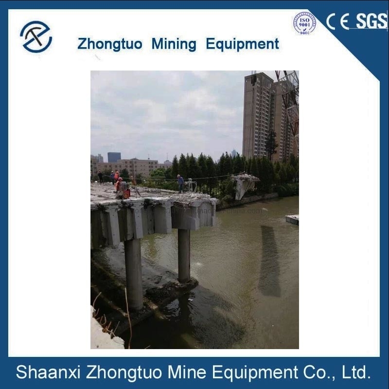 High Power Hydraulic Diamond Wire Sawing Machine For Stone And Concrete Cutting