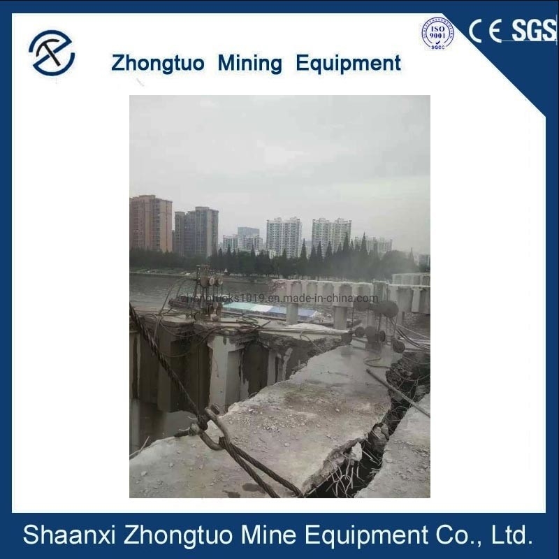 High Power Hydraulic Diamond Wire Sawing Machine For Stone And Concrete Cutting