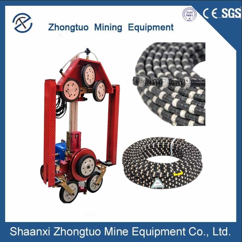 Hydraulic Diamond Wire Saw Machine For Stone And Concrete Cutting Driven Wheel One Drive