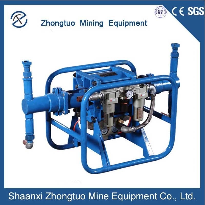 Compact Mining Pneumatic Injection Pump 20-50L/Min 5-20Mpa 2Φ32mm 90kg