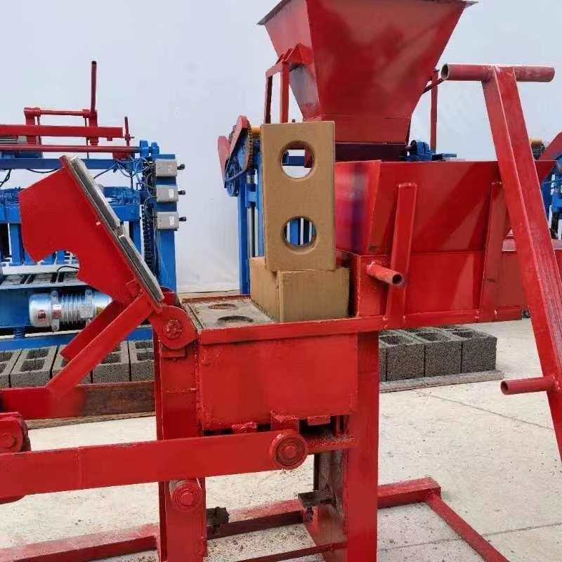 Manual Clay Brick Making Machine Diesel Hydraulic Burn-Free Hollow Brick Making Machine