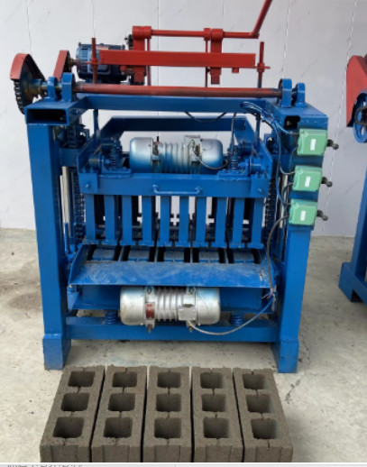 Economical and practical cement brick making machine, small burn-free hollow brick machine