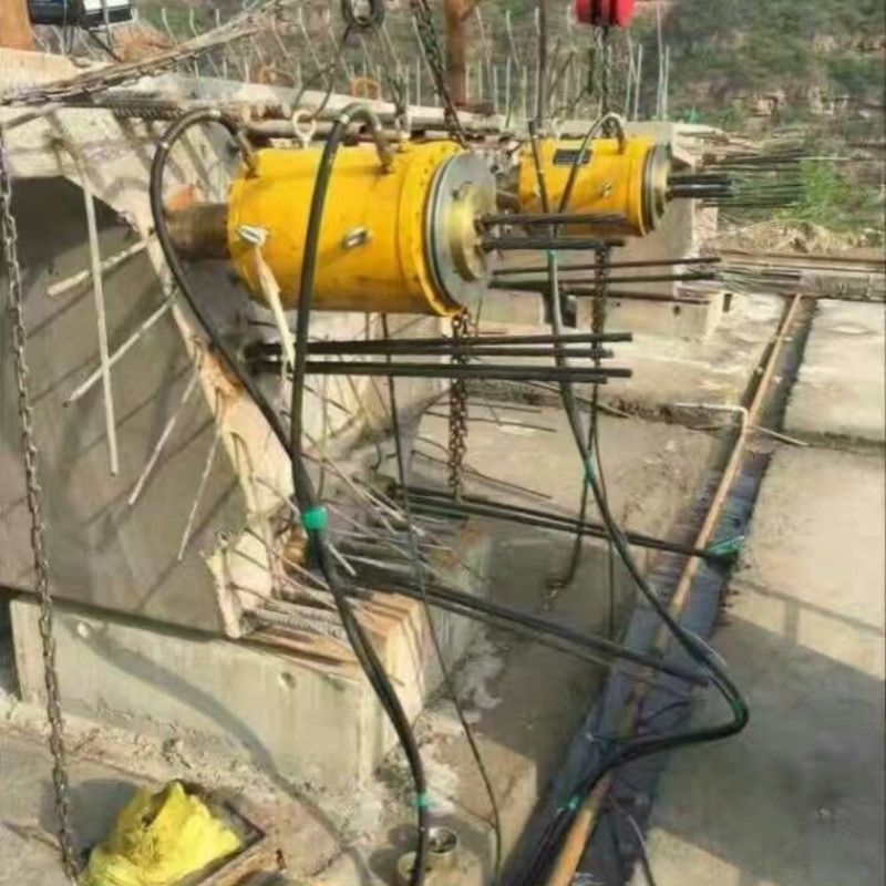200Ton 250T 300T 400Ton 450Ton 500T 600Ton Steel Strand Prestressing Post Tension Jack 1000 Ton Hydraulic Jack Cylinder
