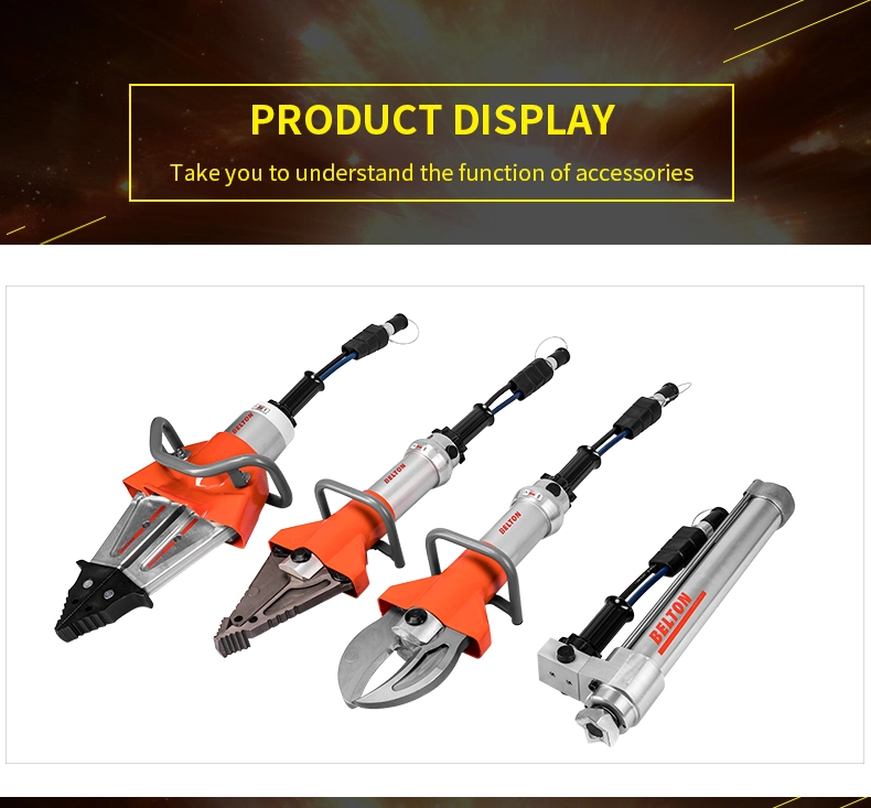 72MPa Hydraulic Cutter Spreader Alat penyelamatan darurat Alat gabungan hidraulik merah 7