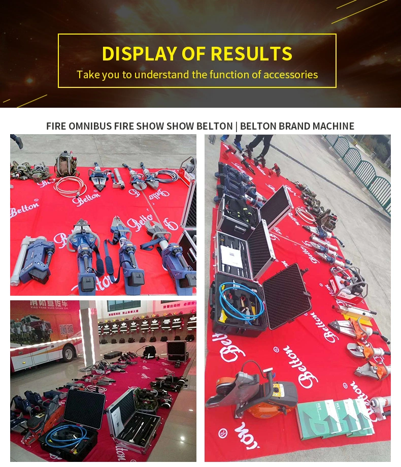 72MPa Hydraulic Cutter Spreader Alat penyelamatan darurat Alat gabungan hidraulik merah 8