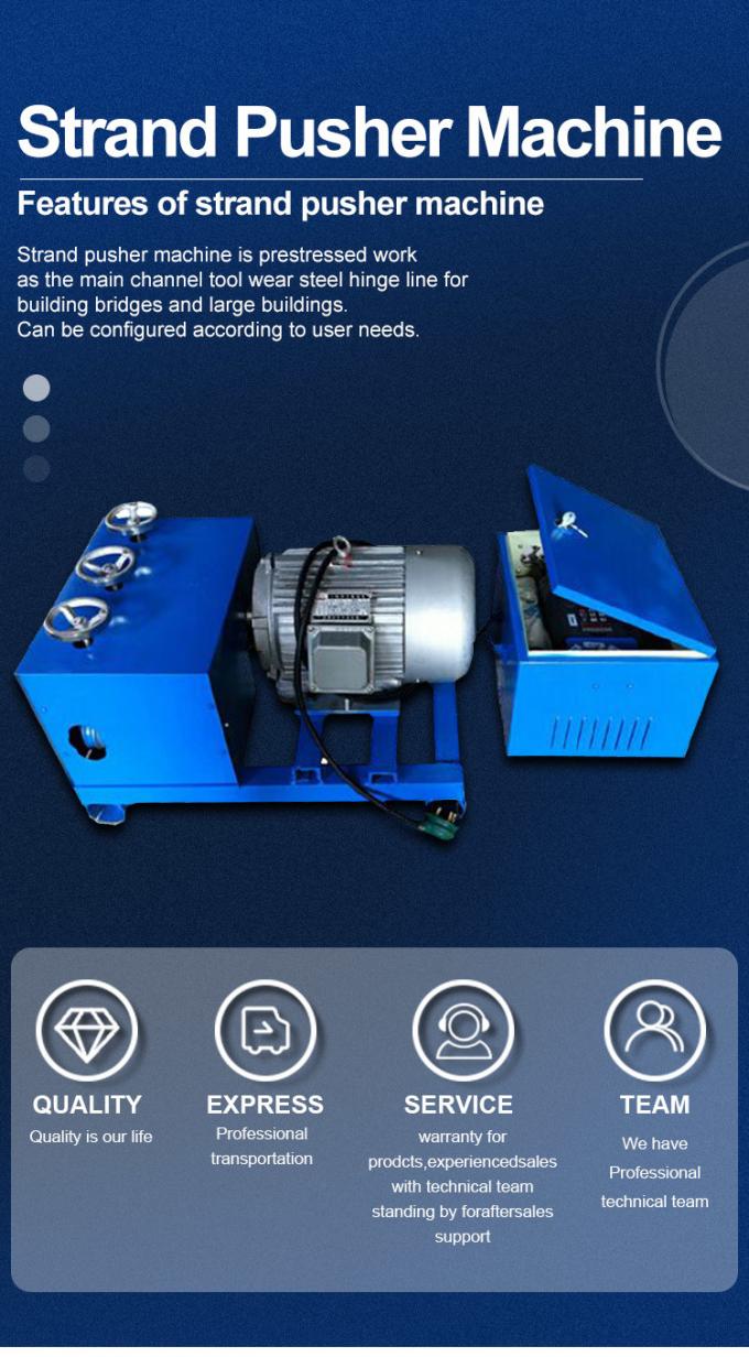 Zt Prestressing Concrete PC Strand Pulling Machine Strand Pusher Machine 0
